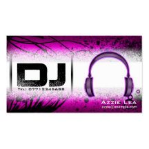 DJ Business Card - customisable