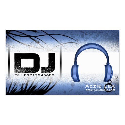 DJ Business Card - customisable