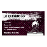 DJ Business Card [female] - customisable
