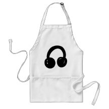 dj headphones apron