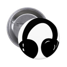 dj headphones pins
