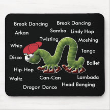 Dj. InchWorm - Lets Dance! Mouse Mats