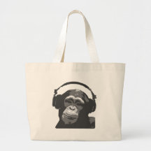 DJ MONKEY CANVAS BAG