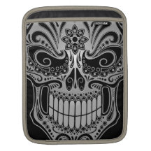 DJ Sugar Skull, dark iPad Sleeve