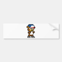 DJ Teddy Eddy Bumper Sticker