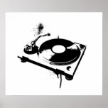 DJ Turntable Posters