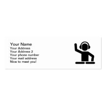 DJ Turntables Business Card