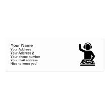 DJ Turntables Business Card Templates