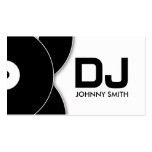 DJ Vinyl Record Music Business Card