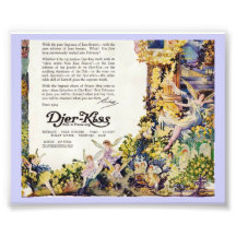 Djer Kiss Parisian Fairy Advertisement 1920 Photo Print