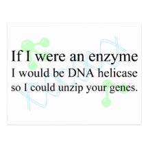 "DNA Helicase" Postcard