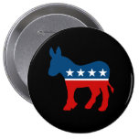 DNC - DEMOCRAT - DONKEY BUTTON