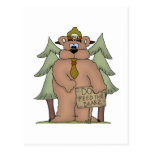 Do Feed the Bears Postcard