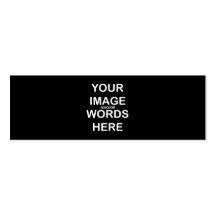 DO IT YOURSELF ~ Bookmarker Business Card Templates