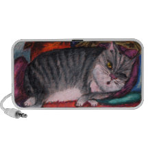Do not disturb lazy cat iPod speakers