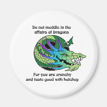 Do Not Meddle in the Affairs of Dragons Magnets