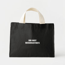 Do Not Resuscitate Canvas Bags