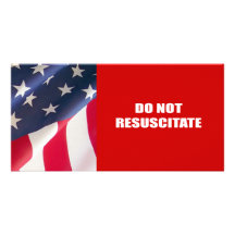 Do Not Resuscitate Custom Photo Card