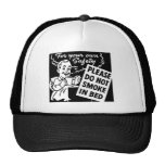 Do Not Smoke in Bed Mesh Hats