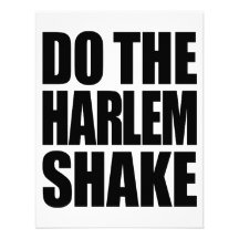 Do The Harlem Shake Custom Invitation