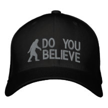 Do you believe *large bigfoot logo" embroidered hats