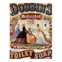 Dobbins Medicated Toilet Soap Postcard