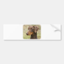 Doberman Bumper Sticker