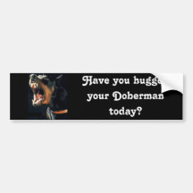 Doberman Bumper Sticker