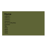 Doberman Overlooking a Lake Business Card