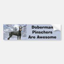 Doberman Pinscher Bumper Sticker