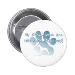Doberman Pinscher Grandchildren Button