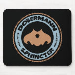 Dobermann Sphincter Mouse Mat