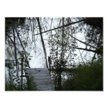 Dock by the Pond 2 Photo Print