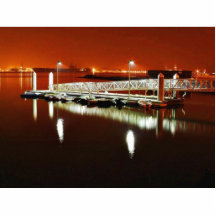 Dock In San Diego Bay Acrylic Cut Out