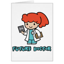 Doctor (girl) greeting cards