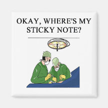 doctor physician surgeon joke refrigerator magnets