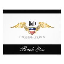 DOD (Dependents on Duty) wings Customise Invitations
