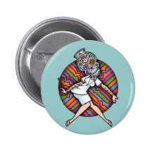 DoD Sugar Nurse Pinback Buttons