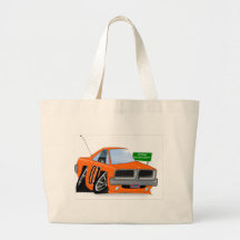 Dodge Charger Tote Bags