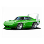 Dodge Daytona Green Car Postcards