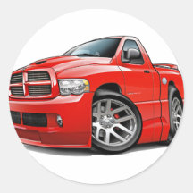 Dodge SRT10 Ram Red Stickers