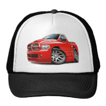 Dodge SRT10 Ram Red Trucker Hats