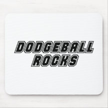 Dodgeball Rocks Mouse Mats