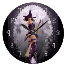 Does my bum look big on this broom Wall Clock