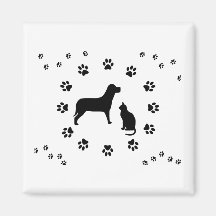 Dog and Cat Magnet
