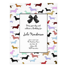Dog Birthday Invitation