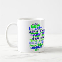 Dog Bone Love Coffee Mugs