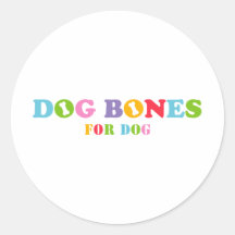 Dog Bones for Dog Sticker