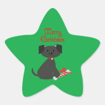 Dog Christmas/Holiday Stickers stickers