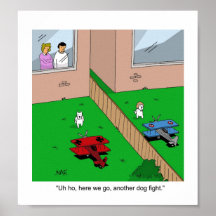 DOG FIGHT PRINT